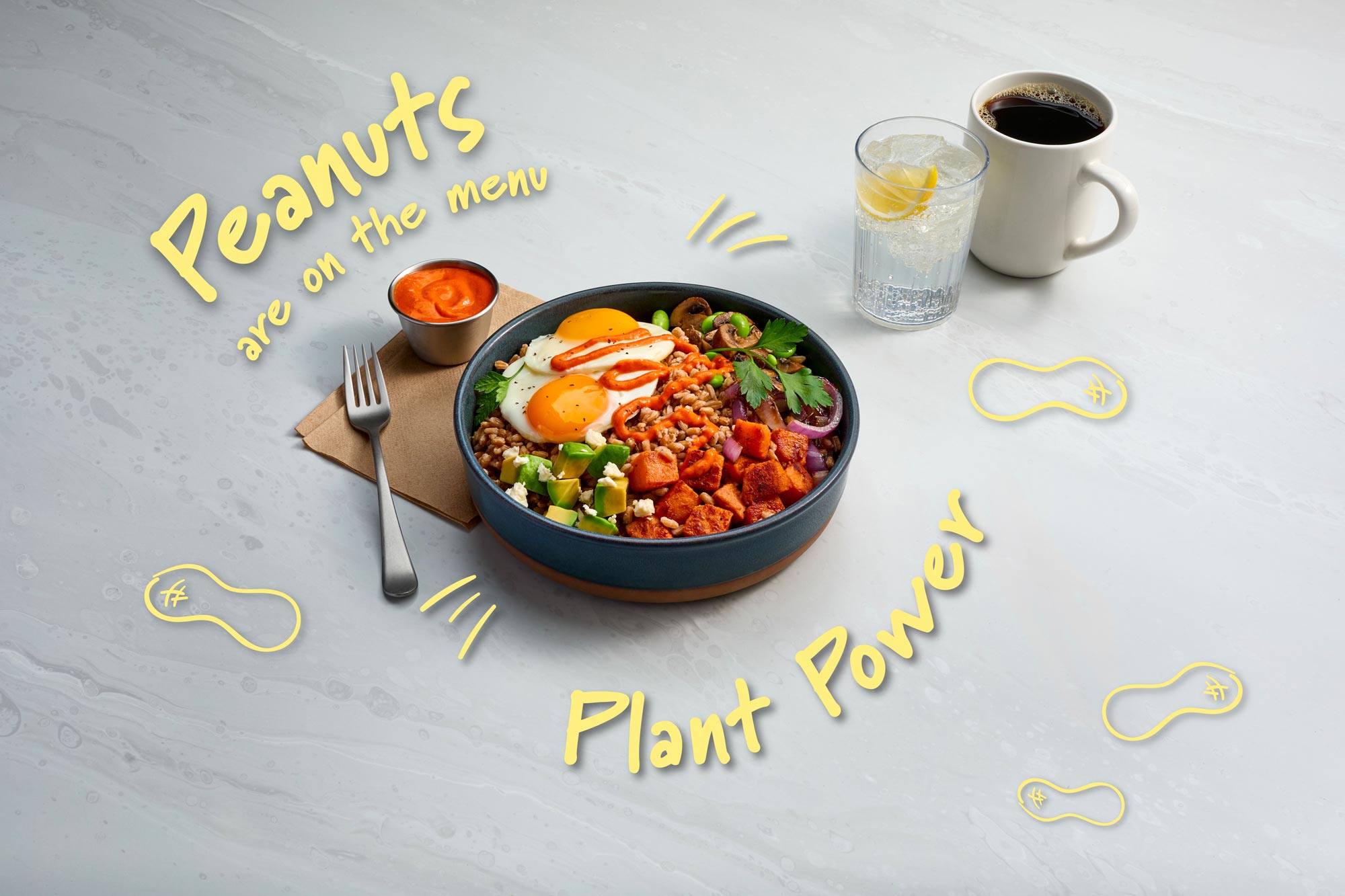 Peanut Butter Harvest Grains Breakfast Bowl | USA Peanuts